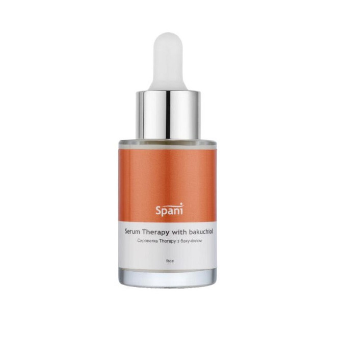Регенеруюча сироватка з бакучіолом, ніацинамідом та гіалуроновою кислотою Serum Therapy with Bakuchiol Spani 30 мл Київ - фото 2
