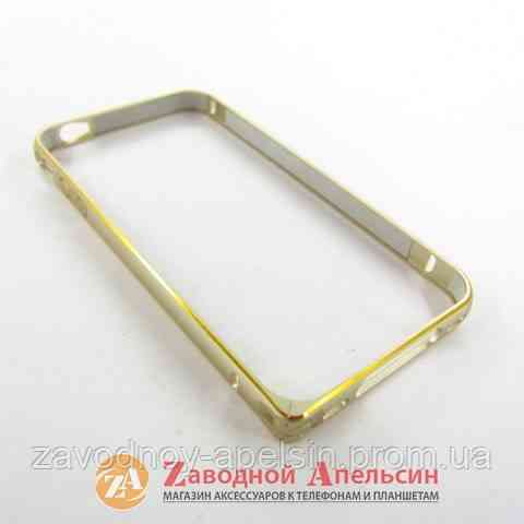 IPhone 4 4S бампер металевий Fashion gold Одеса