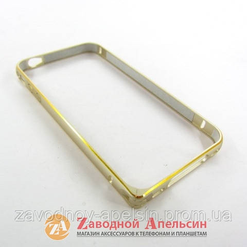 IPhone 4 4S бампер металлический Fashion gold Одесса - изображение 1