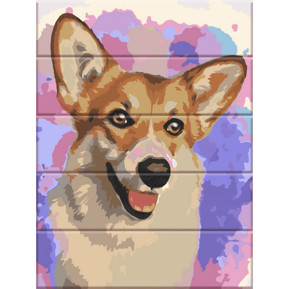 Картина по номерам по дереву 