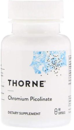 Хром пиколинат Thorne Chromium Picolinate 60 капс Київ