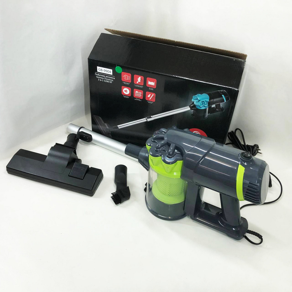 Вертикальный вакуумный пылесос GOLDBERG GB-9904 5200 Вт, Вертикальный пылесос для паркета TX-32 Львов - изображение 2