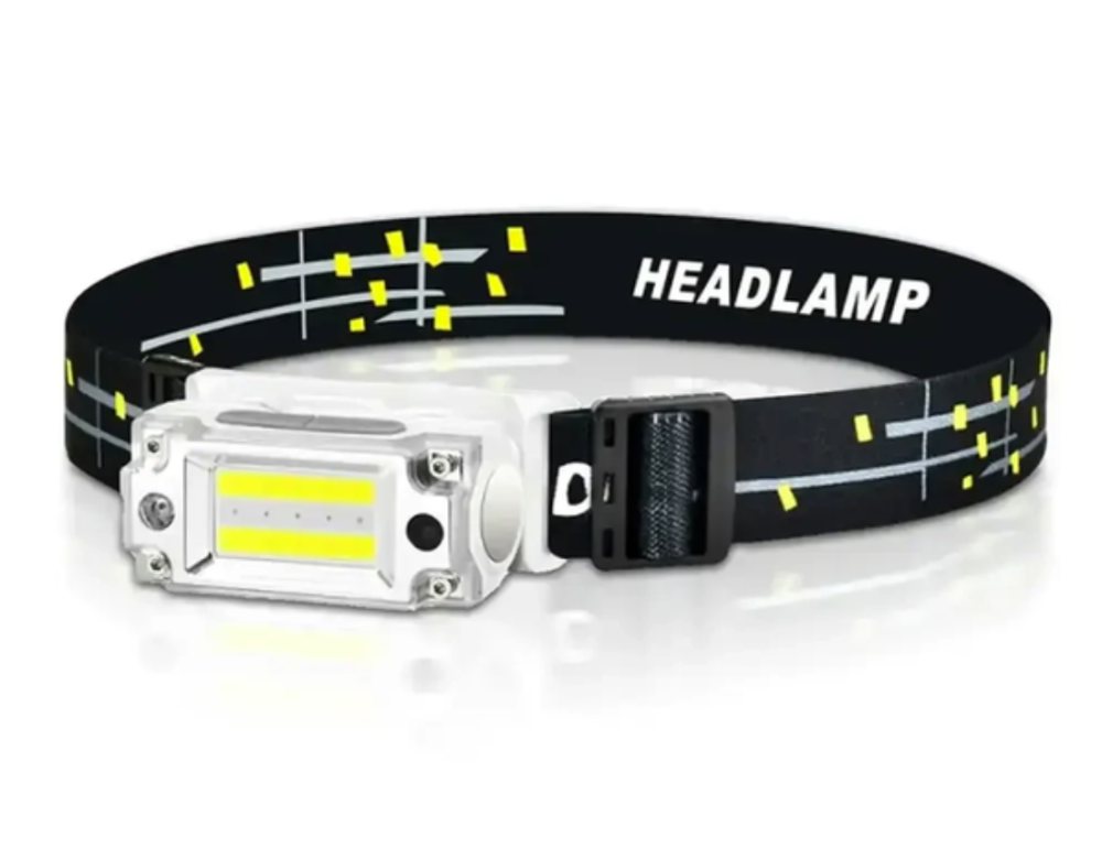 Налобний ліхтар Bailong BL-T133, Білий, Червоний, Датчик руху, Водонепроникний, 1x18650, ЗУ Type-C Дніпро - фото 2