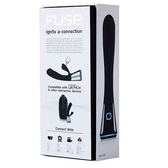 Интерактивный вибратор-кролик Ohmibod Fuse for Kiiroo Black Sex Aura Киев