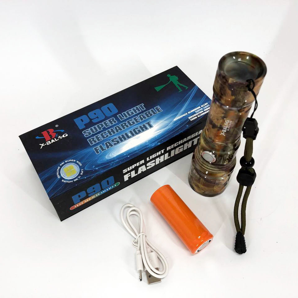 Ручний ліхтар з високою яскравістю Bailong BL-P511M-P90, Компактний акумуляторний ліхтар ZP-41 Львів - фото 6