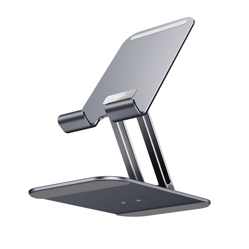 Тримач для мобільного HOCO PH50 Plus Ivey dual axis rotating metal tablet desktop holder Киев - изображение 4