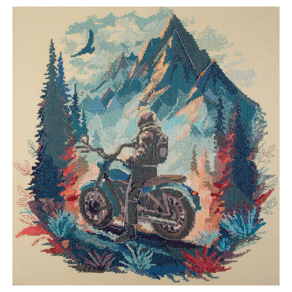 Набір для вишивання хрестиком "Подорож вдалину" AH-213 35х37 см Вінниця - фото 1