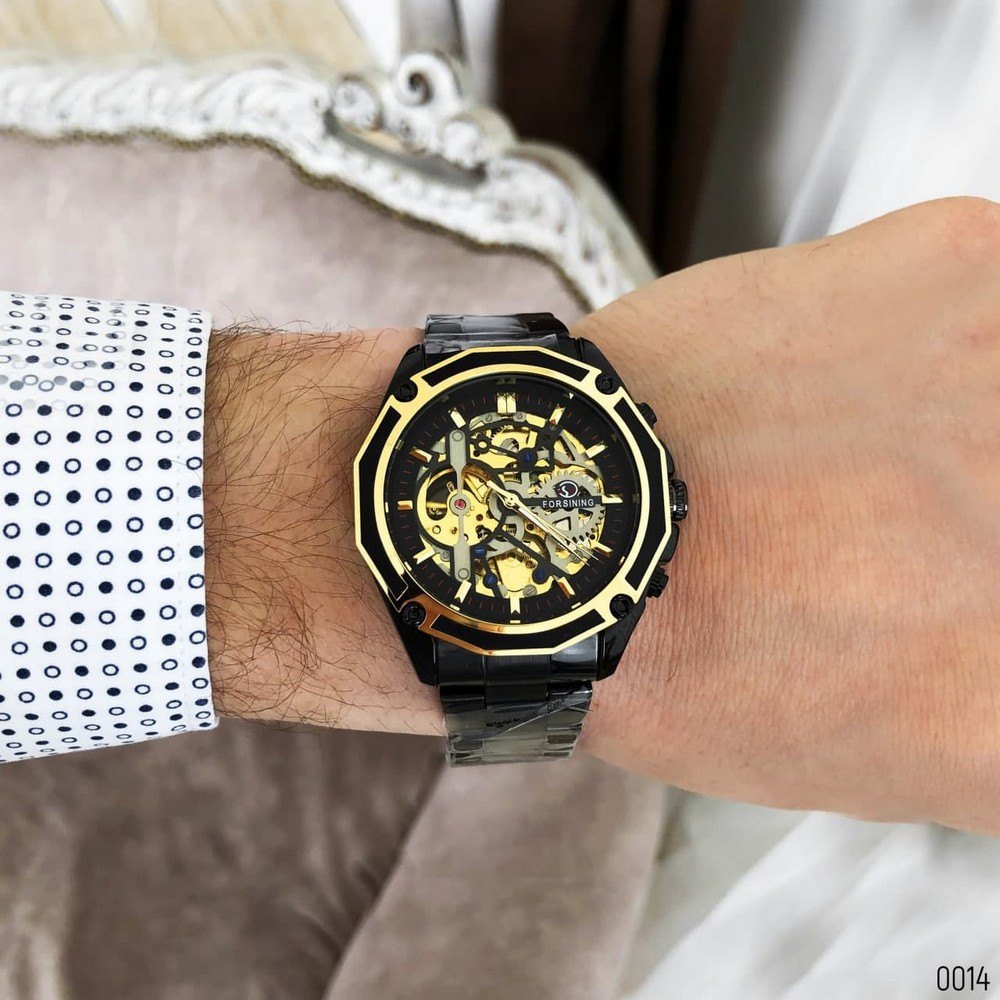 Forsining 8130 Black-Gold-Black Киев - изображение 4