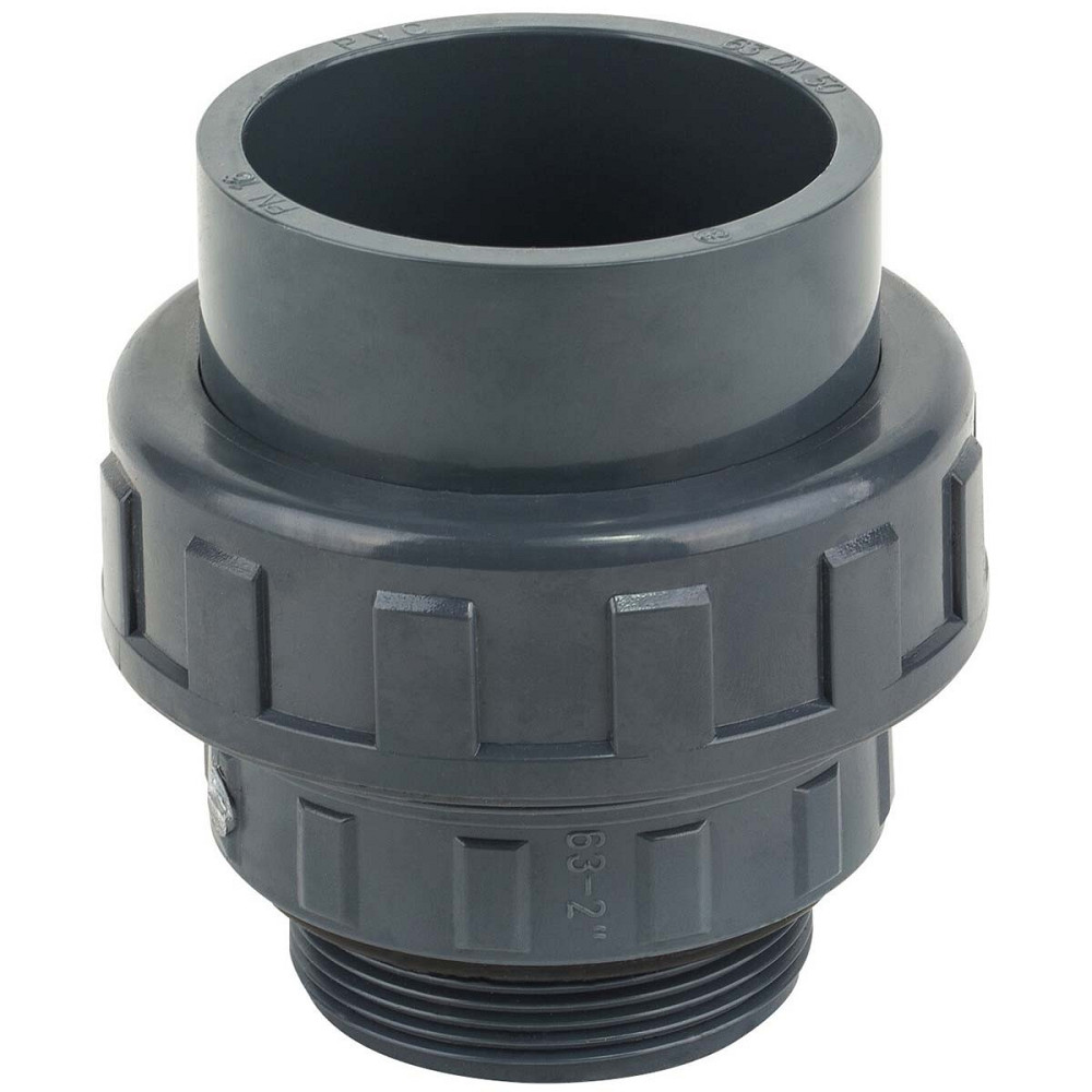 Муфта ПВХ Kripsol EHM20 63.C розбірна, із зовнішньою різьбою d63х2" Київ - фото 1