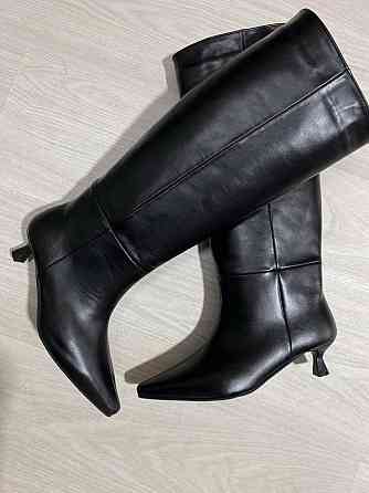 Чоботи жіночі NEW STYLE 4085 чорні (осінь-весна, шкіра натуральна) (6183) Коломия