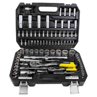 Набір інструментів Sigma насадок торцевих та біт 1/4&quot;, 1/2&quot; 94шт CrV mid (6003761) Вінниця