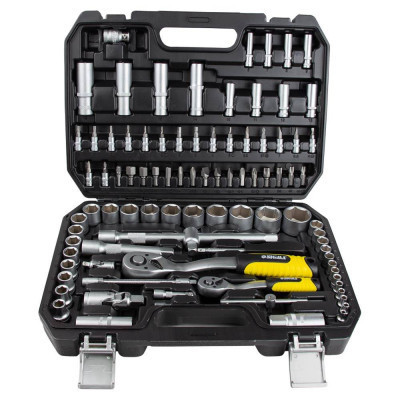 Набір інструментів Sigma насадок торцевих та біт 1/4&quot;, 1/2&quot; 94шт CrV mid (6003761) Вінниця - фото 2