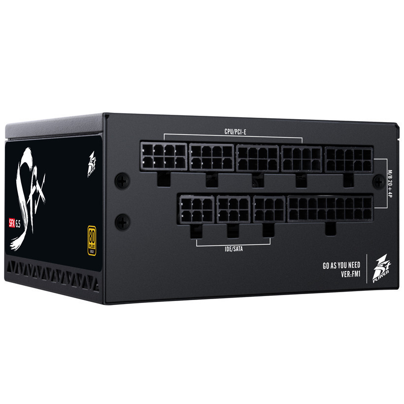 Блок живлення 1stPlayer PS-650SFX (SFX-GLD-650-BK-EU) 650W ( Чорний ) Харків - фото 1