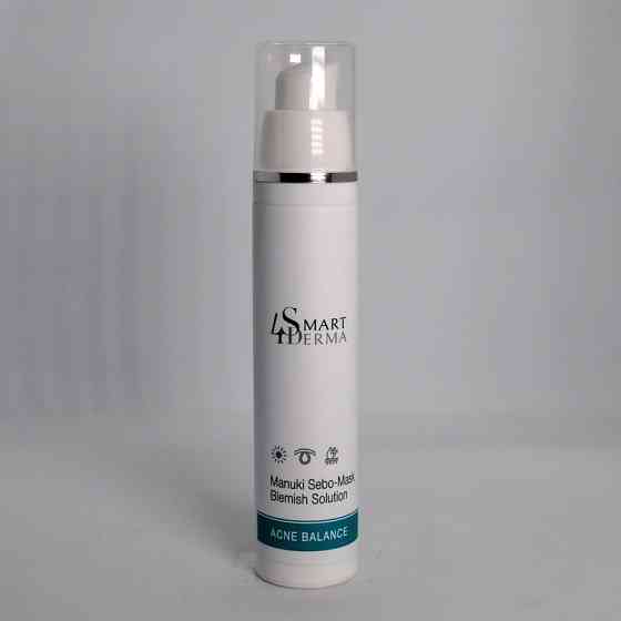 Smart4Derma AcneBalance Manuki Sebo-Mask Blemish Solution Манукі-маска для відновлення мікробіому та себорегуляції 50 мл Дніпро