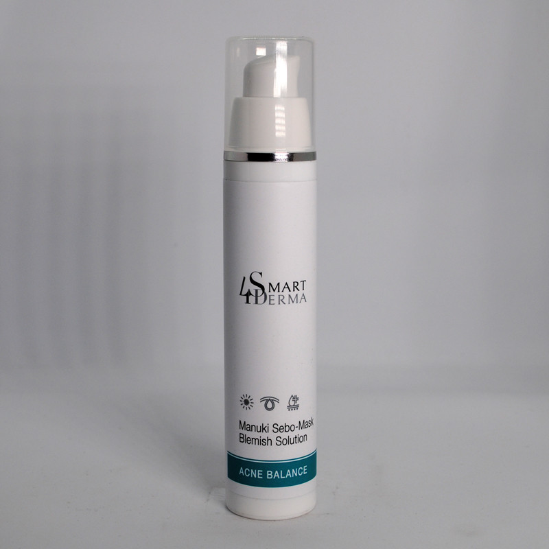 Smart4Derma AcneBalance Manuki Sebo-Mask Blemish Solution Манукі-маска для відновлення мікробіому та себорегуляції 50 мл Дніпро - фото 1