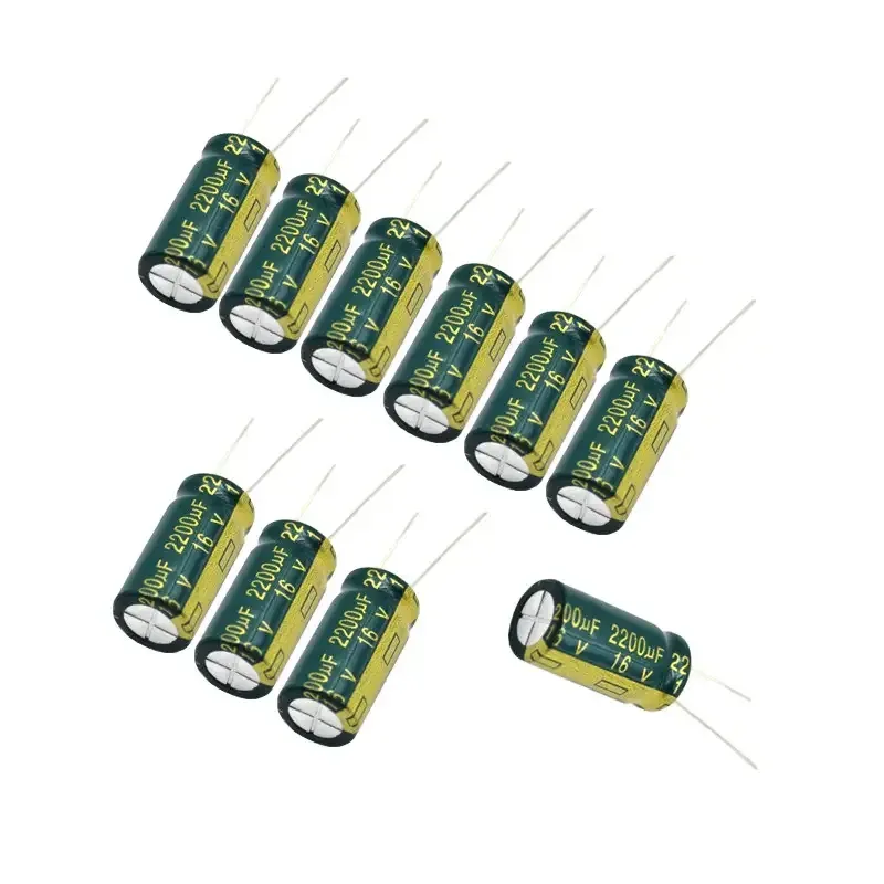 Набор алюминиевых конденсаторов 2200 мкФ 16 В, 10 шт Киев - изображение 5