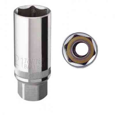 Головка торцевая Toptul магнитная свечная 21мм 3/8