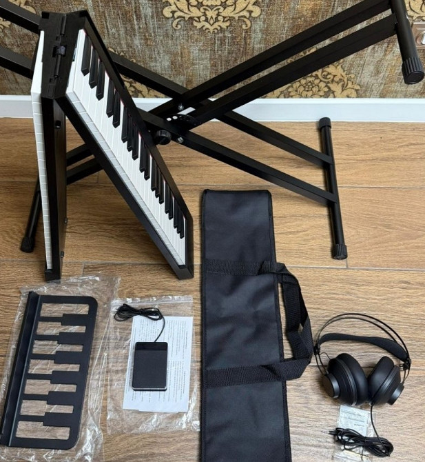 Сложное цифровое пианино 88 клавиш • пюпитр+педаль+чехол• гарантия 6мес Харьков - изображение 1