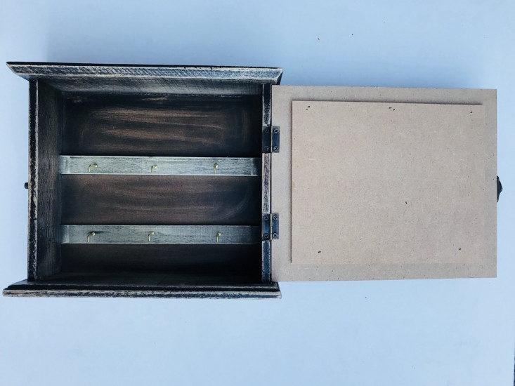 Ключниця настінна чайна Троянда Вінниця - фото 2