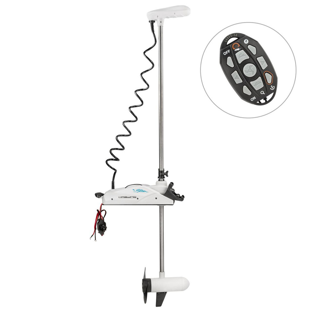 Електромотор Haswing Cayman B 80Lbs 24V GPS білий Київ - фото 1