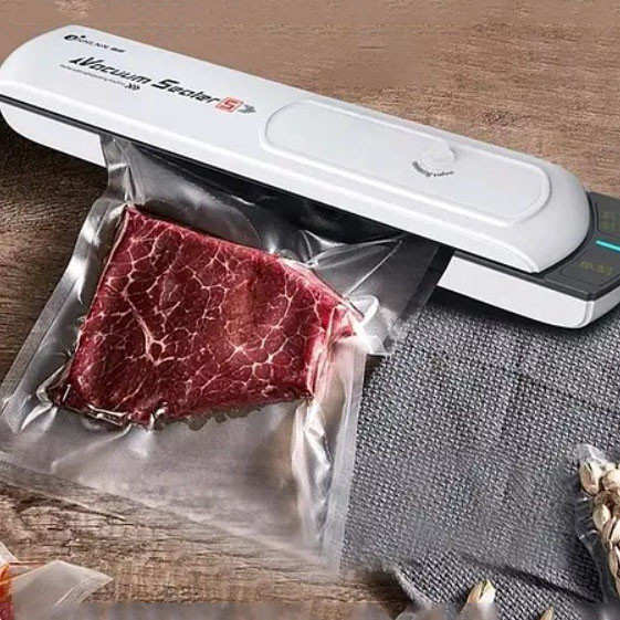 Універсальний кухонний вакууматор для їжі VACUUM, Побутовий вакуумний апарат, Вакууматор для продуктів DU-98 Львів - фото 19