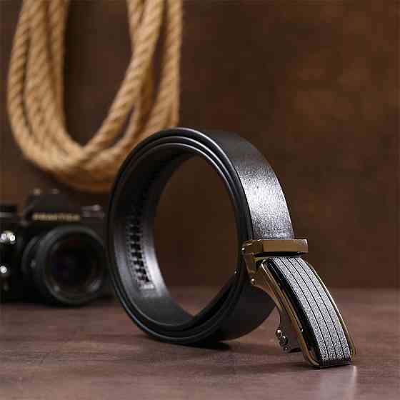 Оригінальний чоловічий ремінь Чорний (Vintage) Київ