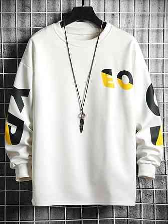 Світшот білий жіночий з принтом 2711524746 розмір 52 Дніпро