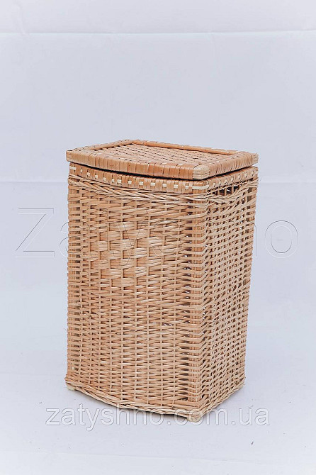 Ящик корзина из лозы для белья Киев - изображение 2