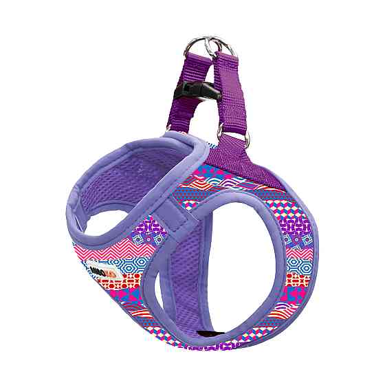 MISOKO Шлея для собак, фіолетовий із візерунком XS Киев