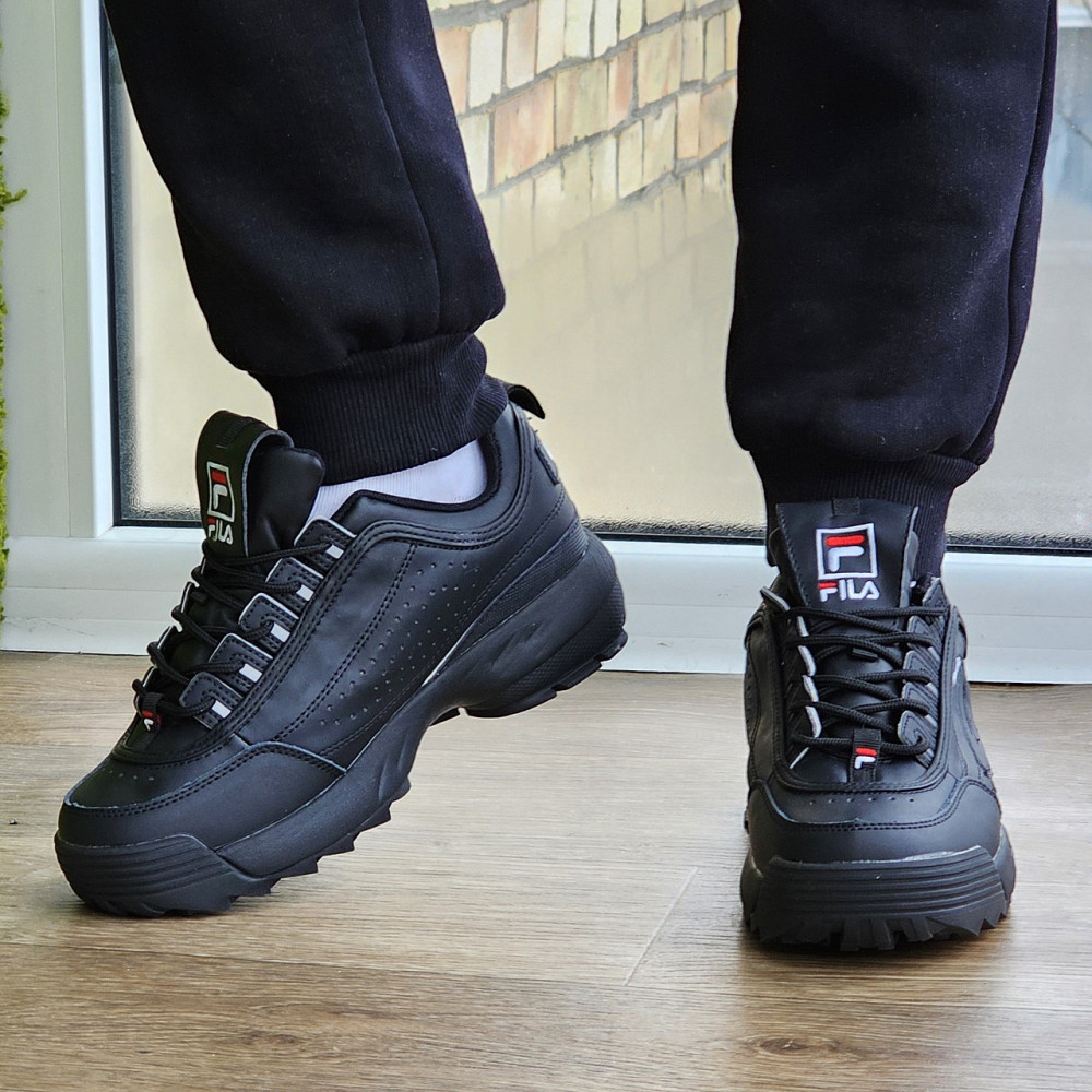 Кросівки FILA Disruptor Чорні Жіночі Філа (розміри: 36,37,38,39) Відео Огляд Дніпро - фото 10