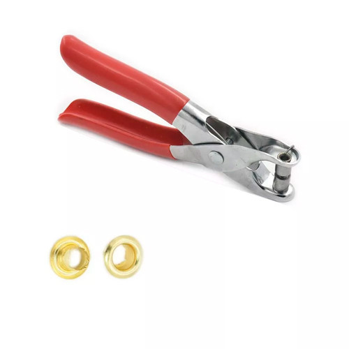 Пробійник-щипці для встановлення люверсів і заклепок 4мм, металевий, 40 люверсів Київ - фото 4