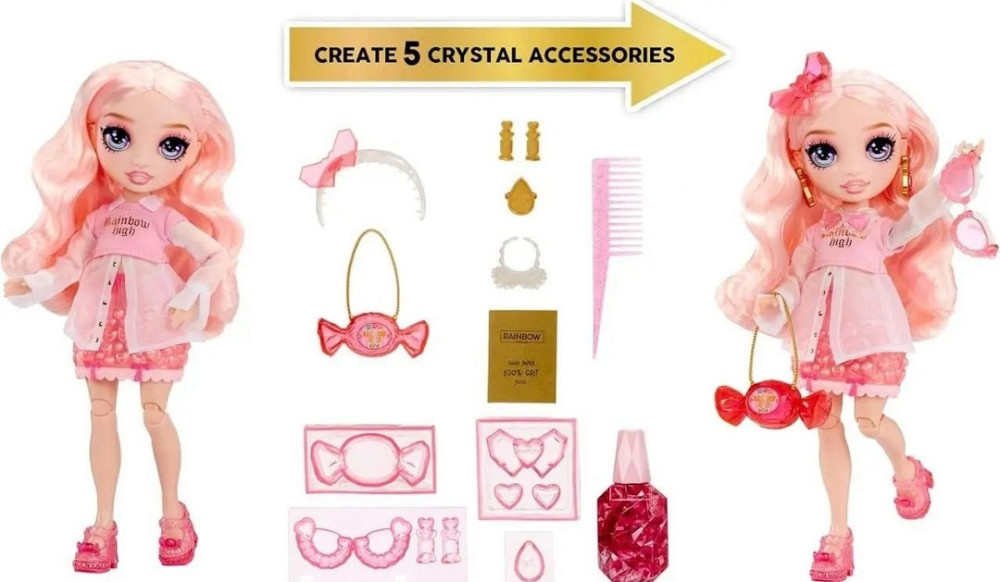 Лялька Rainbow High Creative Crystals Bella - Pink Белла Паркер креати. Харьков - изображение 4