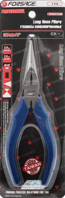 Довгогубці комбіновані "Profi" 6 "-160мм CR-V (товщина металу: мідь - 2.5мм, сталь - 2 мм), в блісте Одеса - фото 2