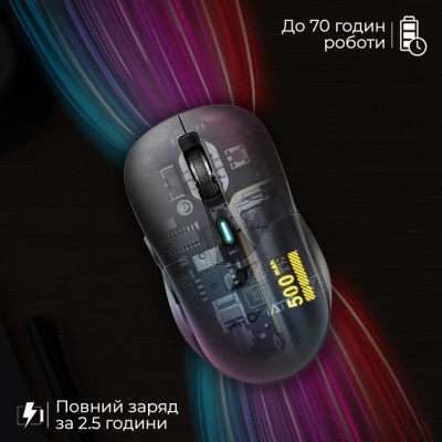 Мишка Promate Samo Wireless/Bluetooth Black (samo.black) Вінниця - фото 7