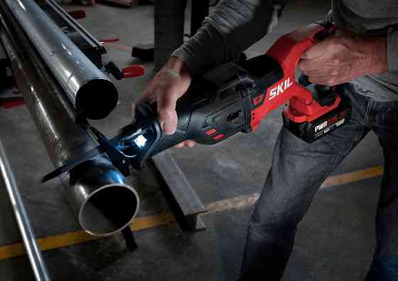 Пила сабельная аккумуляторная бесщеточная, SKIL 3480 CB XP + аккумулятор 4,0 Ah + зарядное устройство SW1E3480CB+BC1E3111AA Одесса