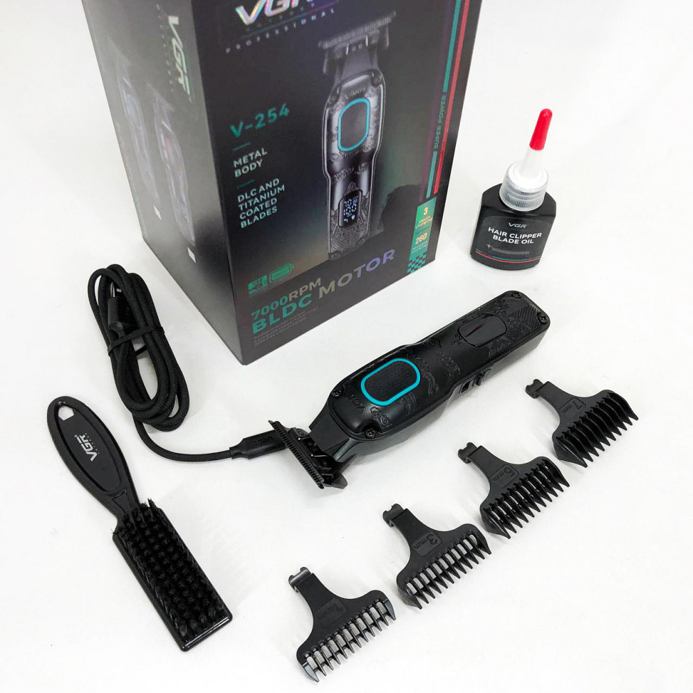 Машинка для стрижки волосся з універсальним живленням VGR, Бездротова машинка для стрижки волосся BI-66 Львів - фото 15