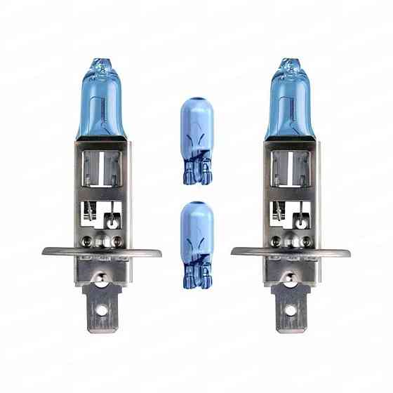 Комплект галогенових ламп PHILIPS H1 12258CVSM Crystal Vision + W5W 4300K 55W 12V P14,5s (2 шт) Харків