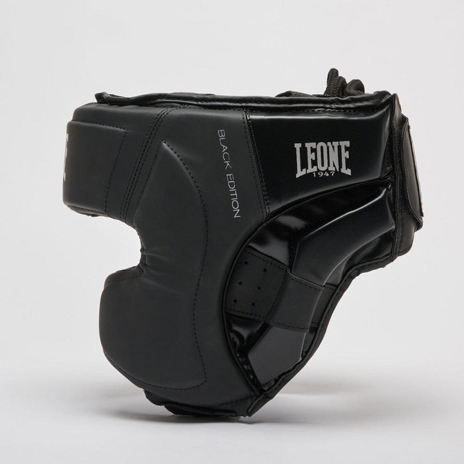 Боксерський шолом Leone CS435 BLACK Edition L (капа в комплекті) Кам'янське - фото 7