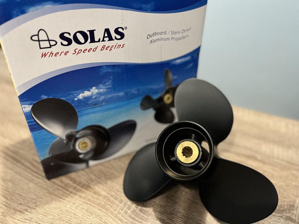 Винт гребной лодочный Solas  Tohatsu (3x11.4x12RB) 3T5B64525-0 Киев - изображение 3