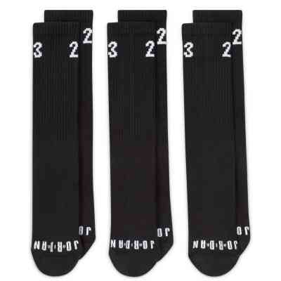 Шкарпетки Nike U Jordan Essential Crew 3PR DA5718-010 M 46-50 3 пари Чорний/Білий (194958592752) Вінниця