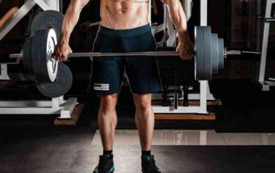 Штанга набірна на 62 кг з хромованим грифом Гантелі, гирі, штанги та диски граниліт Київ