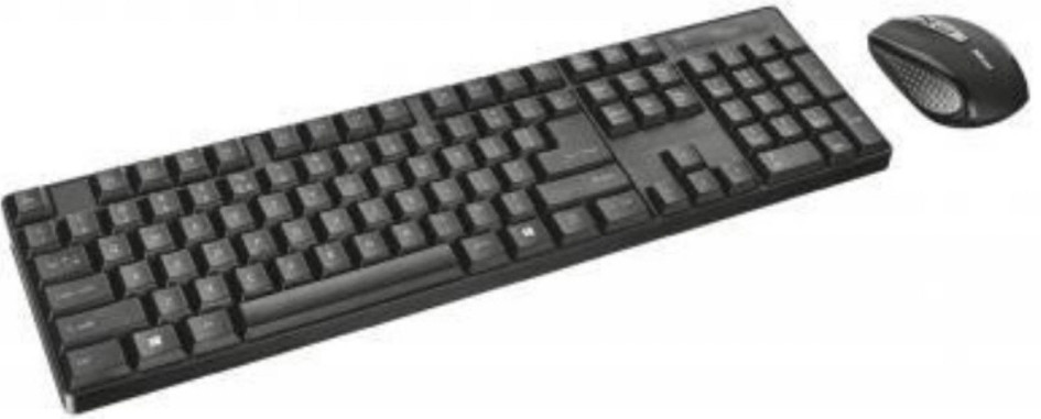 Клавиатура Комплект Trust Ximo Wireless RU Black. Харьков - изображение 6