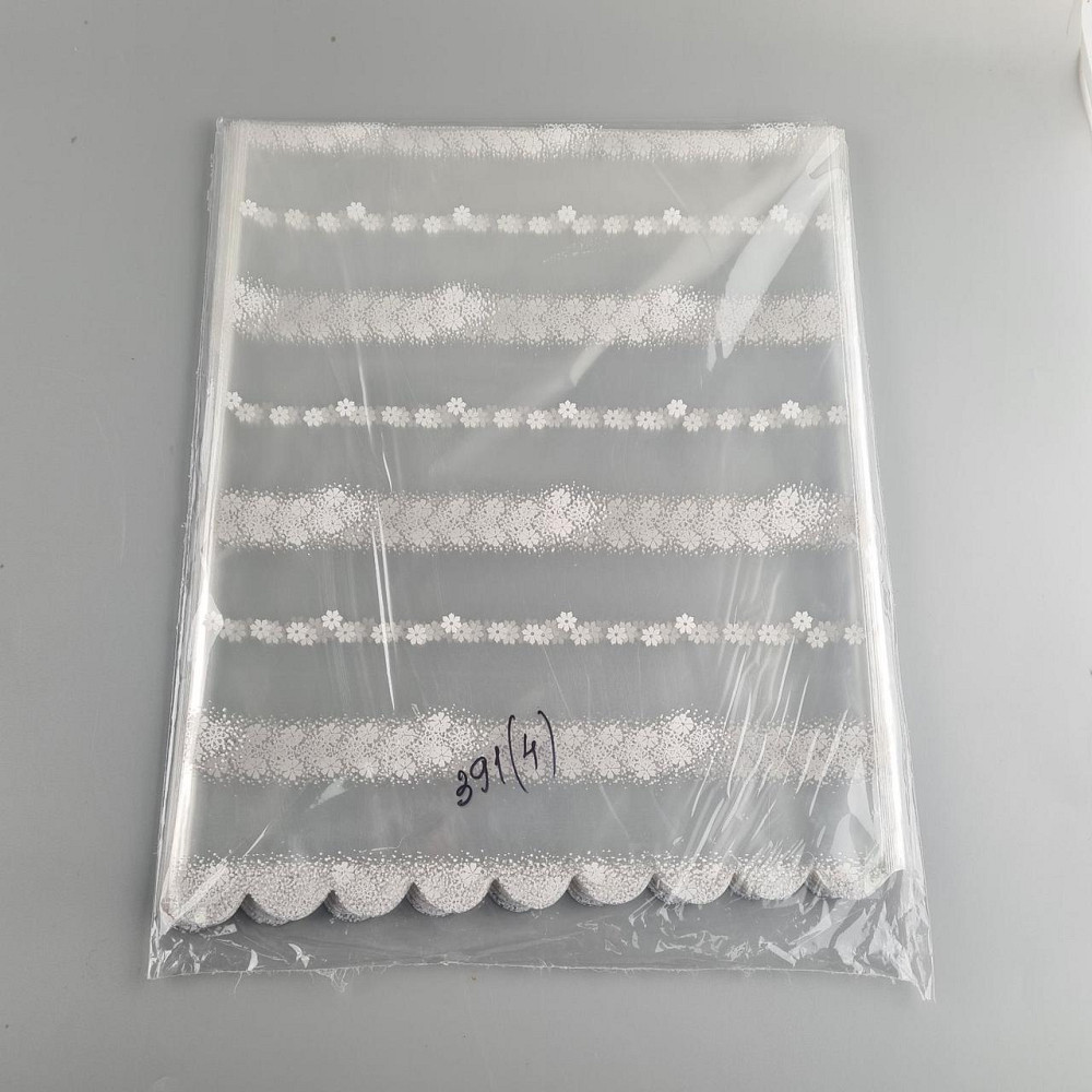 Пакет із малюнком для пакування подарунків (30*40) No391 (4) (ажурний) "Візерунок" (100 шт.) Харків - фото 4