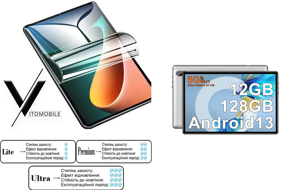 Полиуретановая пленка HyperClear Guard для Facetel Q6 Киев - изображение 1