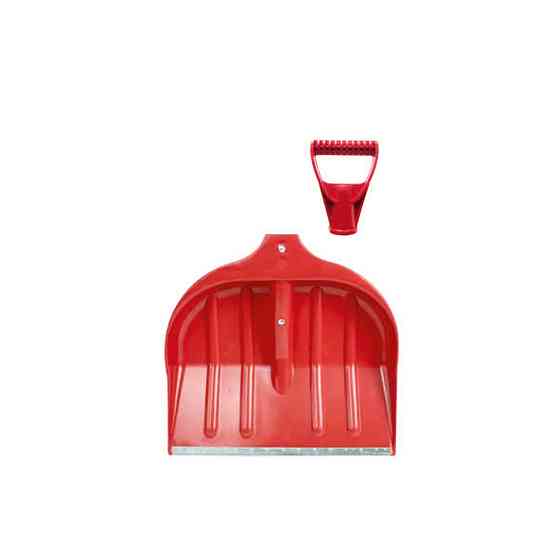 Grad Лопата для снега/зерна пластиковая с оцинкованной планкой Strong 490×495мм (цветная) GRAD Киев