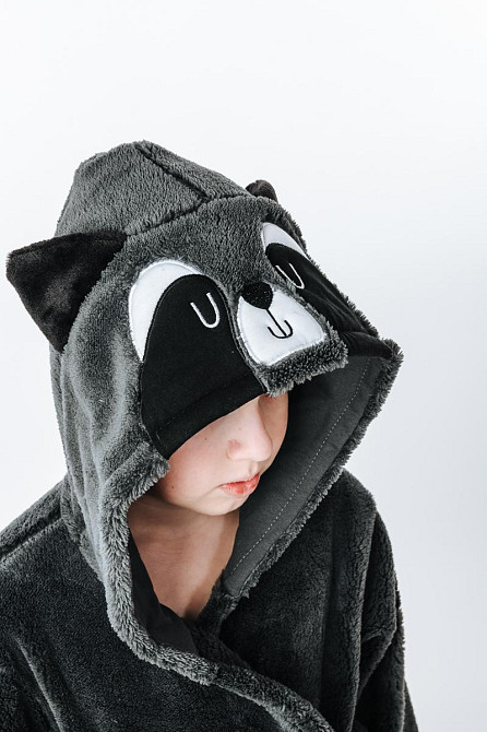 Халат дитячий, теплий Єнот, топ Крохатушка одяг Київ - фото 3