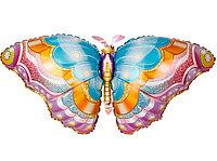 Фольгована куля 85х45 см Метелик гігантська блакитна (64) в пакованні (1 пачка) Харків - фото 1