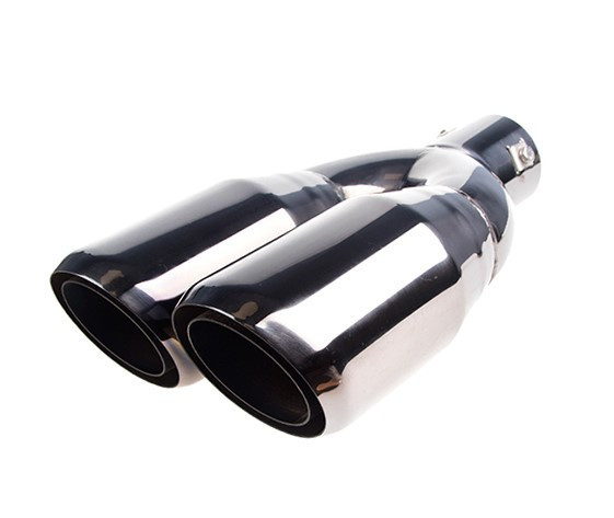 Насадка на глушник 0243 BK d-58х300мм подвійна/нержавіюча сталь Винница - изображение 1