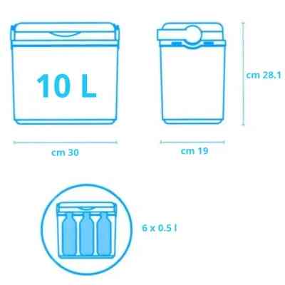 Термобокс Adriatic 10л фіолетовий (8002936801708) Винница