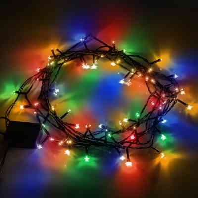 Гірлянда YES! Fun Нитка 70 LED Різнокольорова 4.9 м 8 режимів Мерехтіння (974844) Вінниця